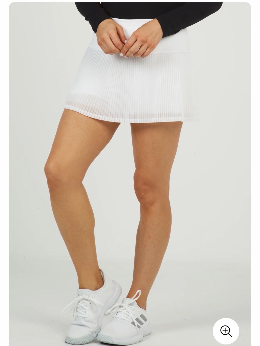 IBKUL Tennis Golf Pickleball White Tulle Skort Sz S